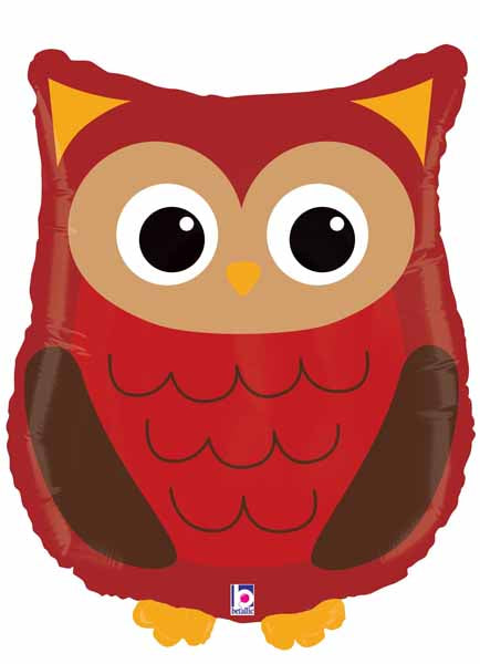 Mylar Jumbo Woodland Owl