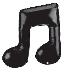 Mylar Jumbo Music Note Double