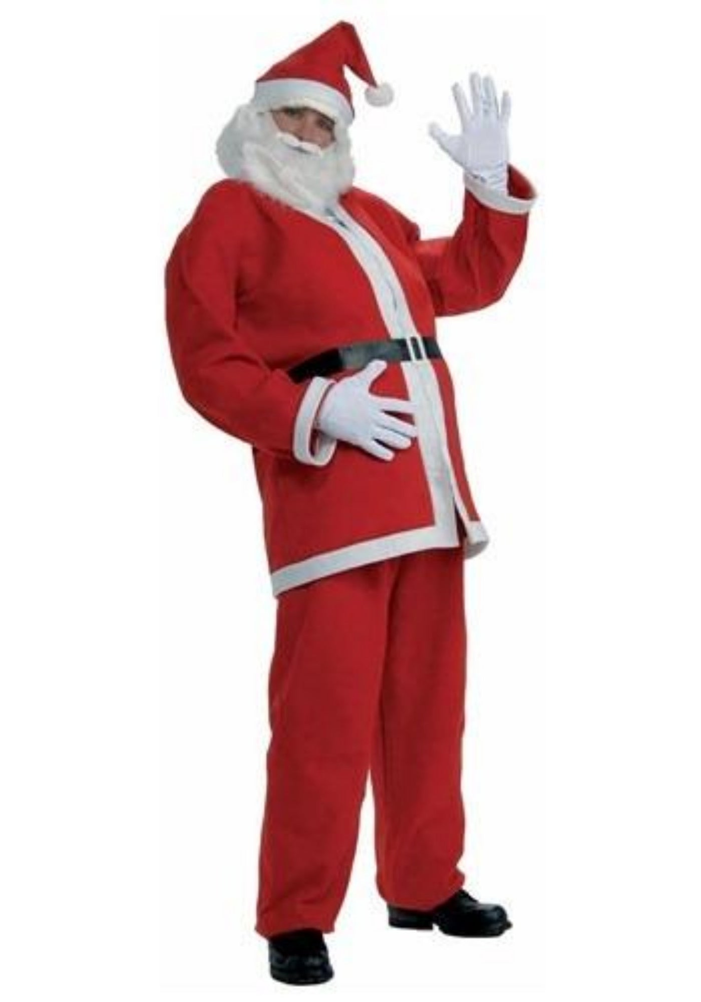 Deluxe Flannel Santa Suit