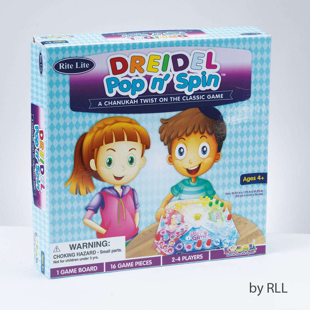Dreidel pop n’ spin game