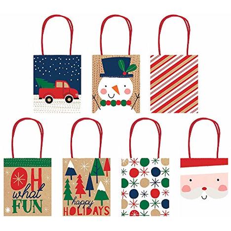 Small Christmas Pack Gift Bags