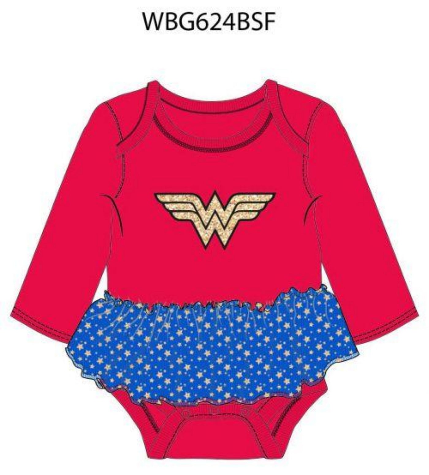 Wonderwoman Tutu Bodysuit