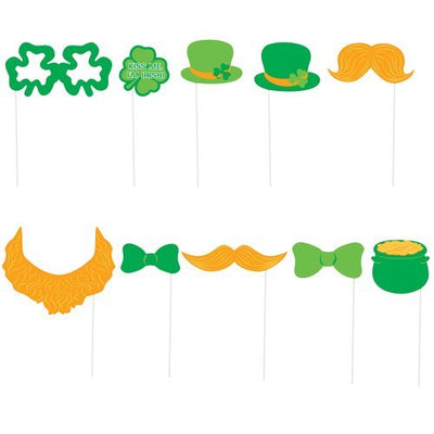 St. Patrick's Day Photo Props 10 ct