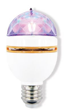 Rotating Multi-Colored Party "Bulb" LED