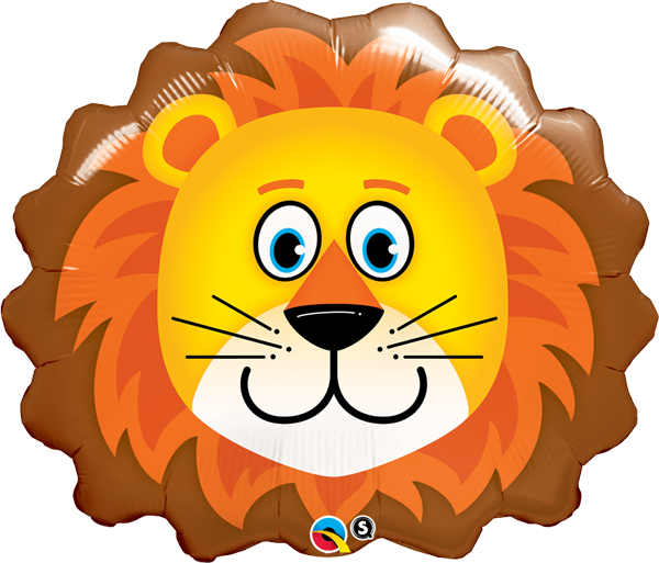 Mylar Jumbo Loveable Lion