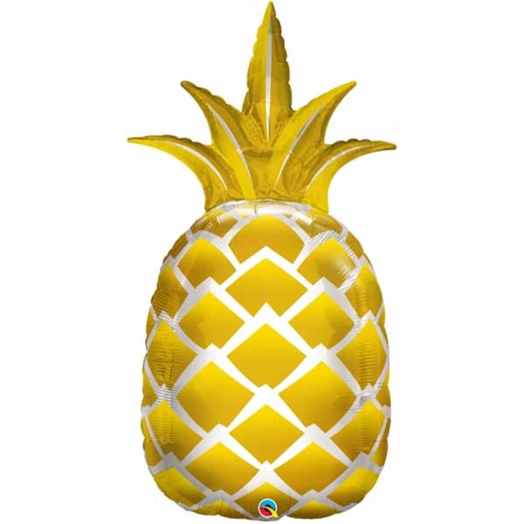 Mylar Jumbo Golden Pineapple