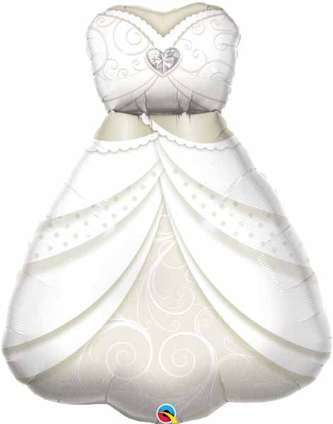 Mylar Jumbo Bride's Wedding Dress